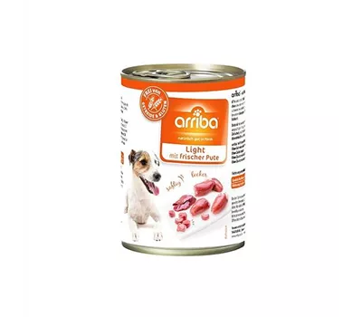 arriba HUNDENASSFUTTER Senior Light 