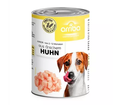 arriba Hundenassfutter Junior