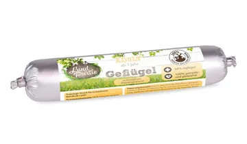 Trainingswurst mit Gefllügel 80g