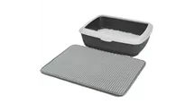 Sieb Vorleger - vinyl - Farbe grau
