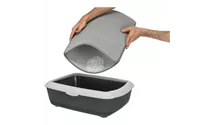 Sieb Vorleger - vinyl - Farbe grau