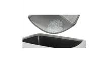 Sieb Vorleger - vinyl - Farbe grau