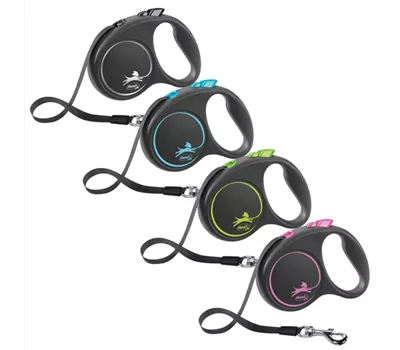 Trixie - Hundeleinen - flexi Black Design Gurtleine Trixie - Hundeleinen - flexi Black Design Gurtleine