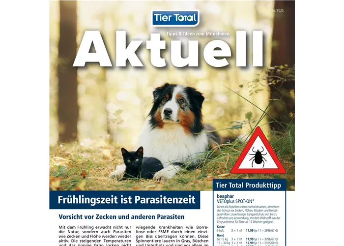 Aktuelles - Frühlingszeit ist Parasitenzeit Aktuelles - Frühlingszeit ist Parasitenzeit