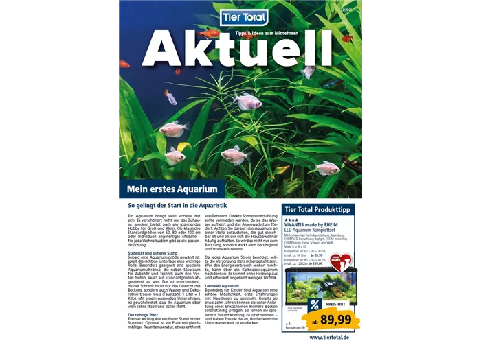 Aktuelles - Mein erstes Aquarium