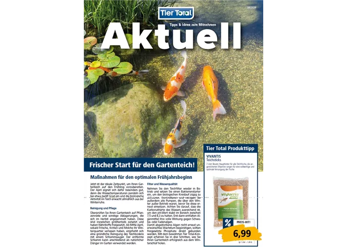 Aktuelles - Frischer Start für den Gartenteich